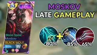 GLOBAL MOSKOV 1 HIT BUILD 2025! (100% BROKEN) - MLBB 