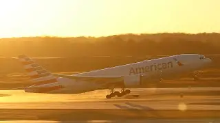 Golden Hour Plane Spotting at Charlotte