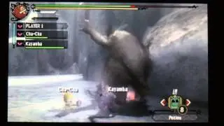 Monster Hunter 3 Ultimate NIntendo 3DS + Demo Gameplay Hunt The  Lagombi Newbie Fail!