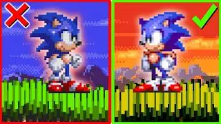 These NEW Sonic Sprites LOOK GREAT! 😊 3'Mixed 😊 Sonic 3 A.I.R. Mods Gameplay