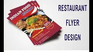 Restaurant Flyer design in Coreldraw x3 | Graphic design 4u
