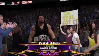 WWE 2K15 |Wrestlemania 31 Brock Lesnar Vs Roman Reigns For The WWE World Heavyweight Championship