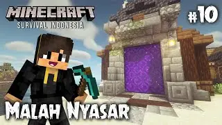 Membuat Experiment Nether Portal - Minecraft Survival | w-Atom - eps 10