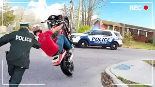 Times Cops Chased IDIOTS On Motorcycles...