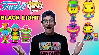 Unboxing the BLACK LIGHT Alice in Wonderland Funko Pops!
