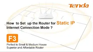 F3 How to Set up the Router as Static IP Internet Connection Mode