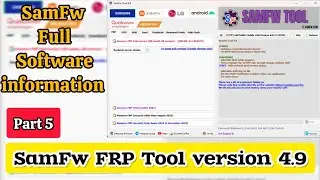 Mobile Software Course Part 5 SamFw FRP Tool Full Information