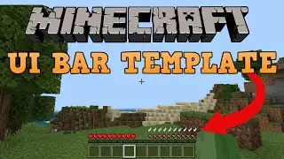 How To Make A UI Bar In Minecraft Bedrock Edition