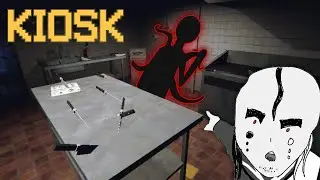 Paranoid Vtuber Serves Customers Floor Patties | Kiosk - Indie Horror Game