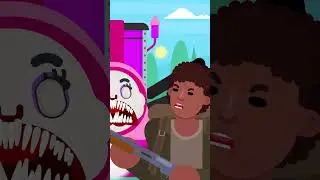 😥 Sad 🚂 CHOO CHOO CHARLES ♀️Girl is So Hungry... (Cartoon Animation)