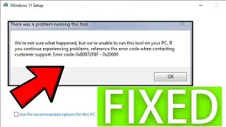 Fix: Media Creation Tool Error 0x80072F8F - 0x20000