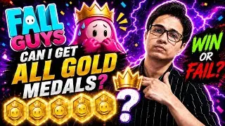 Trying To Get All Gold Medals in Fall Guys Solo Show