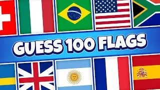 100 Flags Quiz | Only 1% can solve it all