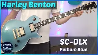 Harley Benton SC-DLX Gotoh Pelham Blue 2022 - MODERN LES PAUL ALTERNATIVE