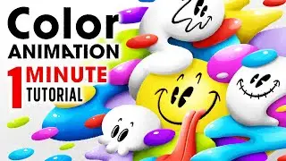 Procreate Animation｜Tutorial for Beginners｜Colorful animation 