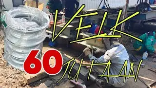 HARGA VELK TRUK ,MENGERIKAN ‼️ RAKIT BUNTUT LOWBED TRAILER 16 BAN TERPANJANG