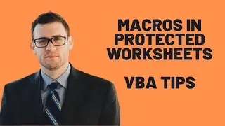 How To Run Macros In Protected Worksheets - Excel VBA Tips