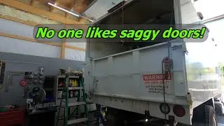 Fixing a saggy chipper truck door