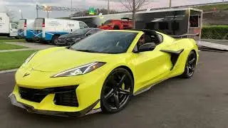 First look at the 2023 Chevrolet C8 ZO6| Startup, Revs, and Acceleration!