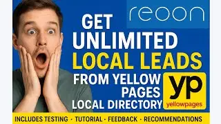 Unlimited b2b Local Leads generation from Yellow Pages | Reoon Yellow Pages Scraper honest review