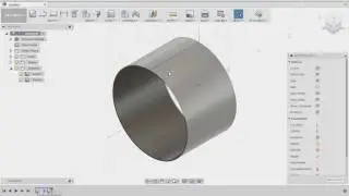 Autodesk 360 Sheet Metal - Flat Pattern on Curved Surfaces
