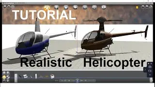 How to transform any basic helicopter to a realistic helicopter with animated propeller.