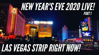 Live New Years Eve | Las Vegas Strip Part 1 | 2021