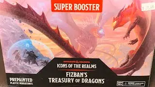 Unboxing D&D Icons of the Realms: Fizban’s Treasury of Dragons Super Booster