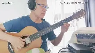 Are You Sleeping for Guitar, performed by ccpw, free music sheet