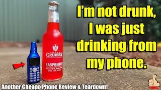 A Phone that's shaped like a bottle of Beer - The Servo V8 Mini Phone Thing