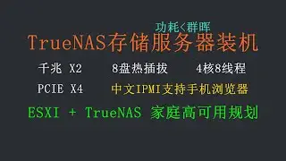 TrueNAS存储服务器装机，基于ESXI高可用规划