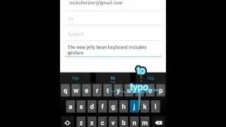 Gmail 4.2 and JB keyboard on ICS CM 9.1