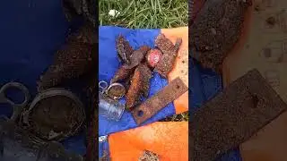 Золотая цепь. кольцо. монеты. поиск золота на пляже