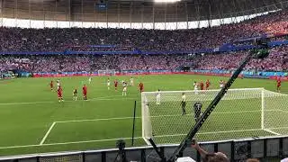 Peru-Denmark. Christian Cueva misses penalty