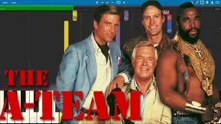 The A-Team Theme Song - Synthesia Piano Cover