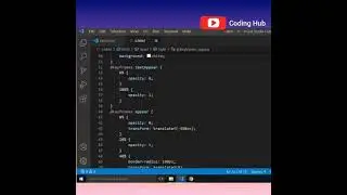 Animation in css 