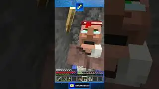 He got a mending villager FIRST TRY | #Shorts #TheAlienDoctor #TrulyBedrock