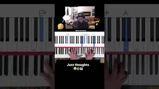 Jazz Piano thoughts #1 #shortvideo #piano #jazz￼