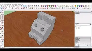 Sketchup for engineers ch1 part 5 basic block