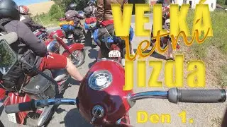 Velké letní cestování na čezetě - den 1.