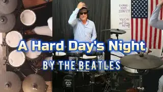 the beatles,a hard day's night,drum cover