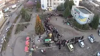 У Чопі колядували та щедрували 2016. (фото видео TATU GROUP аэро фото видео съемка Закарпатье)