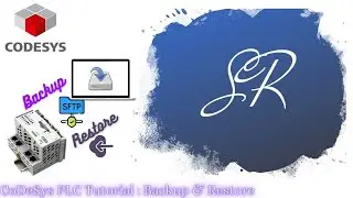 CoDeSys PLC Programming Tutorial  Backup  & Restore in Demo Runtime PLC Part 15
