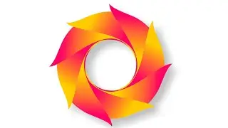 3D logo design just from circles in CorelDRAW | Coreldraw tutorial | Graphic design