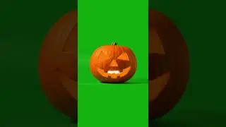 Glowing Jack O’ Lantern 🎃 Halloween Green Screen 