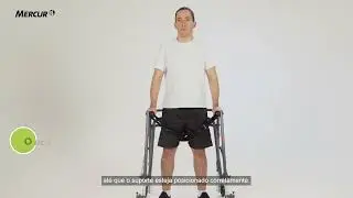 Como montar o Suporte Pélvico Flexível no Andador Posterior | Mercur