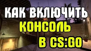 Как включить консоль в CS:GO,если не работает кнопка 