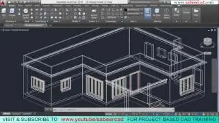 How to make AUTOCAD 3D HOUSE