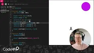 Simple "Asteroids-Like" Starter Walkthrough | Make Games with p5play