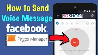 Facebook Secret Tips- How to Send Voice Message from Facebook Page Manager to Customer